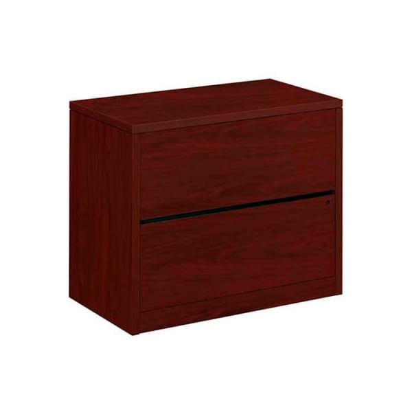 HON Lateral File Two-Drawer 36"W x 20"D x 29-1/2"H Mahogany - 10500 Series